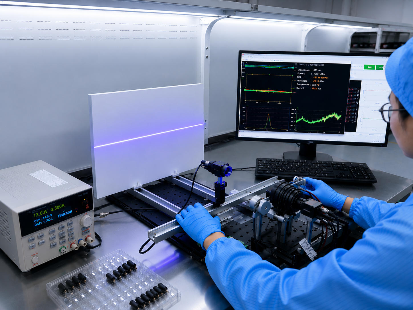 Desheng Laser optical R&D and testing