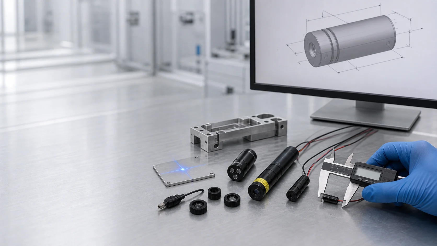 Custom laser module development and measurement