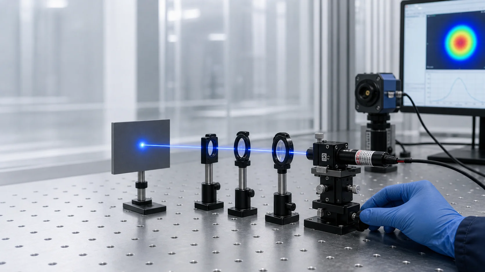 Laser module R&D and beam testing
