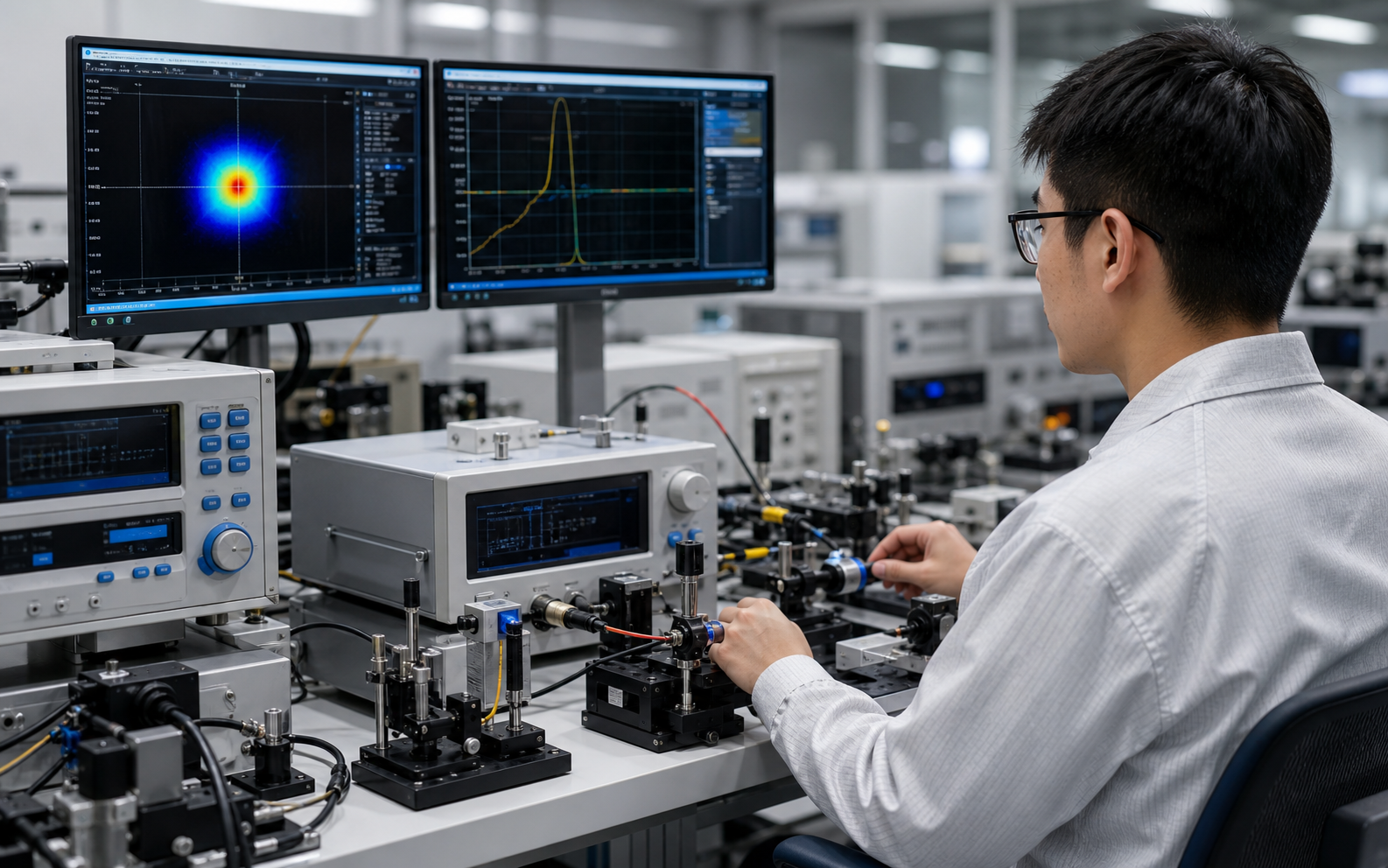 Desheng Laser R&D and testing laboratory